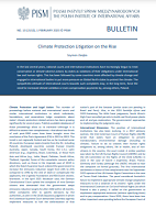 Climate Protection Litigation on the Rise Cover Image