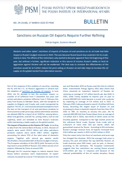 Sanctions on Russian Oil Exports Require Further Refining Cover Image