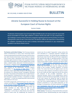 Ukraine Successful in Holding Russia to Account at the European Court of Human Rights Cover Image