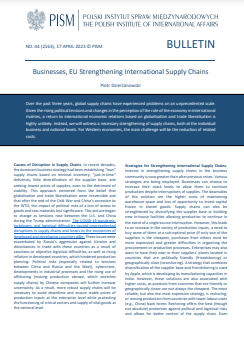 Businesses, EU Strengthening International Supply Chains
