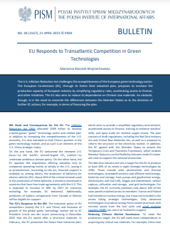 EU Responds to Transatlantic Competition in Green Technologies Cover Image