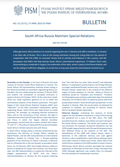 South Africa-Russia Maintain Special Relations Cover Image
