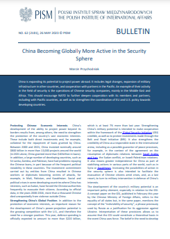 China Becoming Globally More Active in the Security Sphere