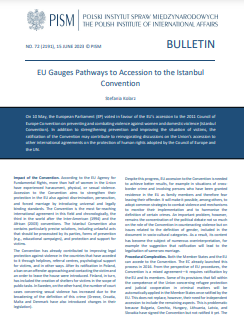 EU Gauges Pathways to Accession to the Istanbul Convention