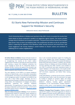 EU Starts New Partnership Mission and Continues Support for Moldova’s Security Cover Image