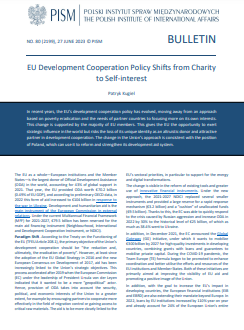 EU Development Cooperation Policy Shifts from Charity to Self-interest Cover Image