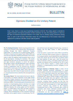 Opinions Divided on EU Unitary Patent Cover Image