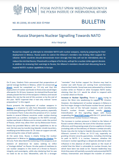 Russia Sharpens Nuclear Signalling Towards NATO