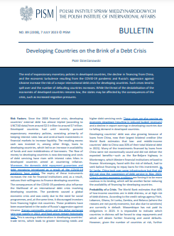 Developing Countries on the Brink of a Debt Crisis Cover Image