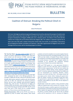 Coalition of Distrust: Breaking the Political Clinch in Bulgaria