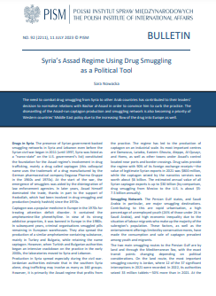 Syria’s Assad Regime Using Drug Smuggling as a Political Tool