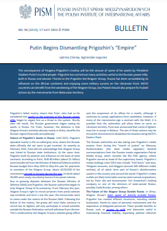 Putin Begins Dismantling Prigozhin’s “Empire” Cover Image