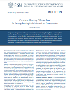 Common Memory Offers a Tool for Strengthening Polish-American Cooperation Cover Image