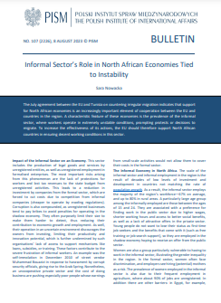 Informal Sector’s Role in North African Economies Tied to Instability Cover Image