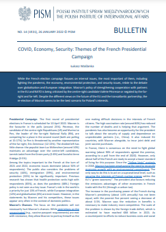 COVID, Economy, Security: Themes of the French Presidential Campaign