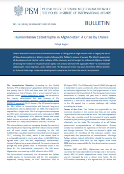 Humanitarian Catastrophe in Afghanistan: A Crisis by Choice