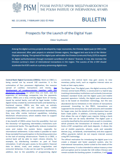 Prospects for the Launch of the Digital Yuan Cover Image