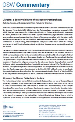 Ukraine: a decisive blow to the Moscow Patriarchate?