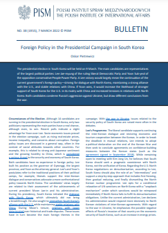 Foreign Policy in the Presidential Campaign in South Korea Cover Image