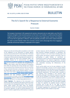 The EU’s Search for a Response to External Economic Pressure