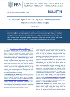 EU Sanctions against Russian Oligarchs and Entrepreneurs: Implementation and Challenges Cover Image