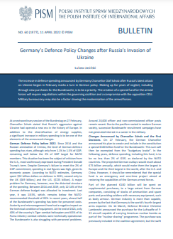 Germany’s Defence Policy Changes after Russia’s Invasion of Ukraine Cover Image