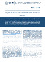 Prospects for Russia’s Exclusion from International Structures Cover Image