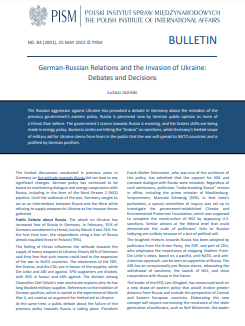 German-Russian Relations and the Invasion of Ukraine: Debates and Decisions
