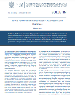 EU Aid For Ukraine Reconstruction - Assumptions and Challenges