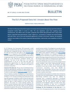 The EU’s Proposed Data Act: Unease about the Flow Cover Image