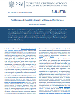 Problems and Capability Gaps in Military Aid for Ukraine Cover Image