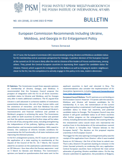 European Commission Recommends Including Ukraine, Moldova, and Georgia in EU Enlargement Policy Cover Image