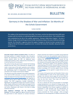 Germany in the Shadow of War and Inflation: Six Months of the Scholz Government Cover Image