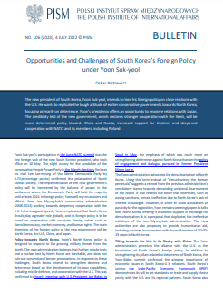 Opportunities and Challenges of South Korea’s Foreign Policy under Yoon Suk-yeol Cover Image