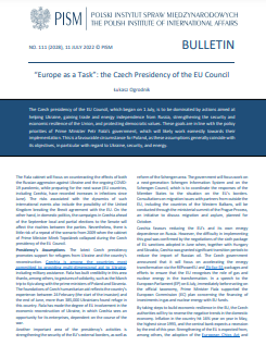 “Europe as a Task”: the Czech Presidency of the EU Council