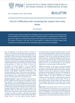 The EU’s Difficulties with Increasing Gas Imports from Arab States