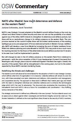NATO after Madrid: how much deterrence and defence on the eastern flank? Cover Image