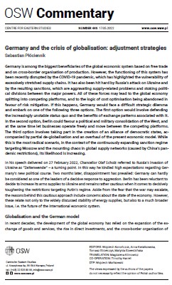 Germany and the crisis of globalisation: adjustment strategies