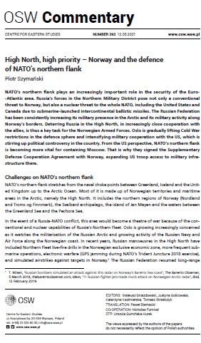 High North, high priority – Norway and the defence of NATO’s northern flank