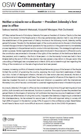 Neither a miracle nor a disaster – President Zelensky’s first year in office