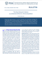 The Clean Network Initiative as an Element of the U.S.-China Competition
