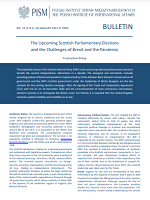 The Upcoming Scottish Parliamentary Elections and the Challenges of Brexit and the Pandemic