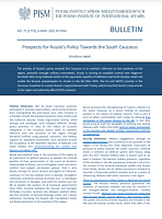 Prospects for Russia’s Policy Towards the South Caucasus