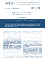 Conference on the Future of Europe: Delayed Start of the New Edition