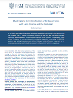Challenges to the Intensification of EU Cooperation with Latin America and the Caribbean