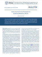 A New Impulse for the Development of Military Mobility in the EU