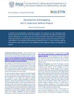 Development and Budgeting of U.S. Hypersonic Defence Projects