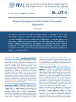 Regional Consequences of the Taliban’s Takeover of Afghanistan