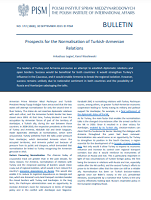 Prospects for the Normalisation of Turkish-Armenian Relations