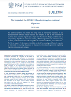 The Impact of the COVID-19 Pandemic on International Migration